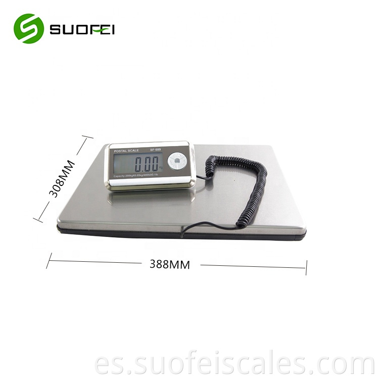 SF-889 200kg 50 ~ 100g Bienes de precisión de alta calidad Escala postal electrónica